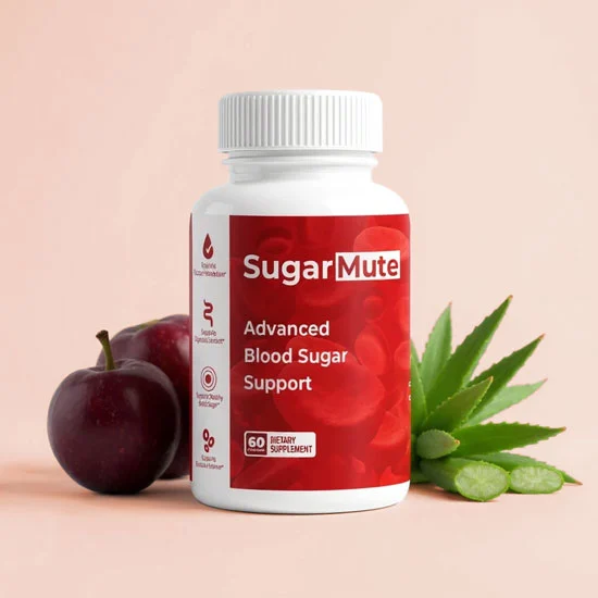 SugarMute Advanced Blood Sugar Support supplement bottle